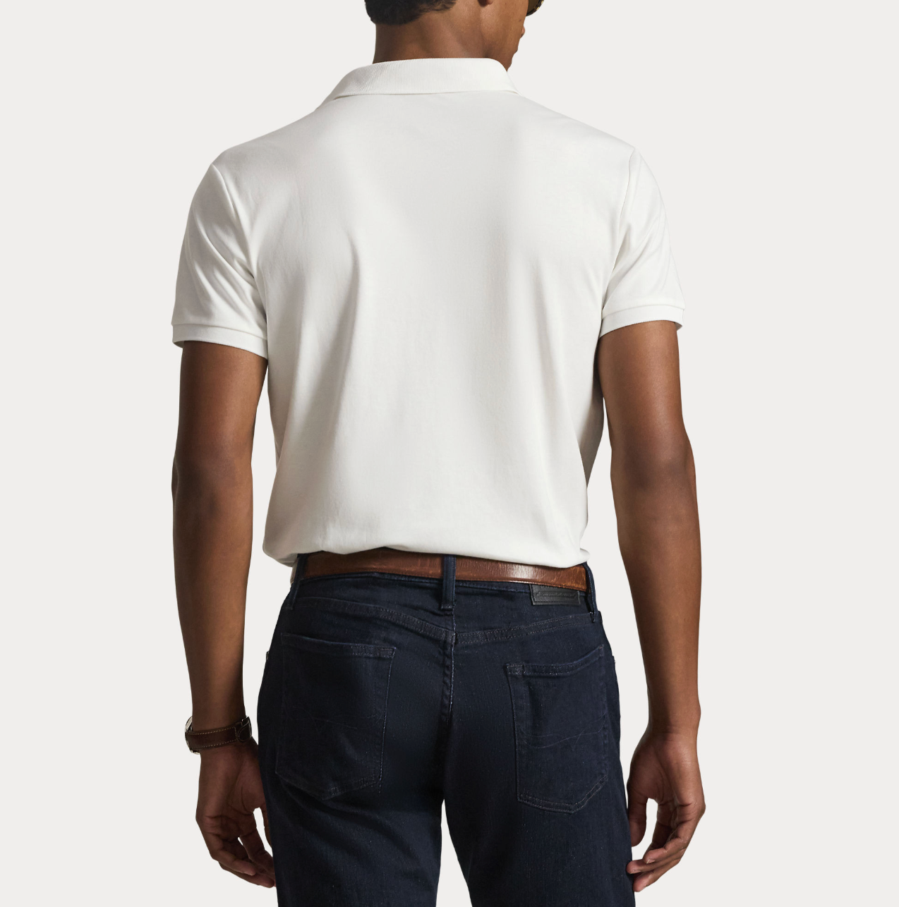 Pique - Custom Slim Fit Soft Cotton Polo Shirt White