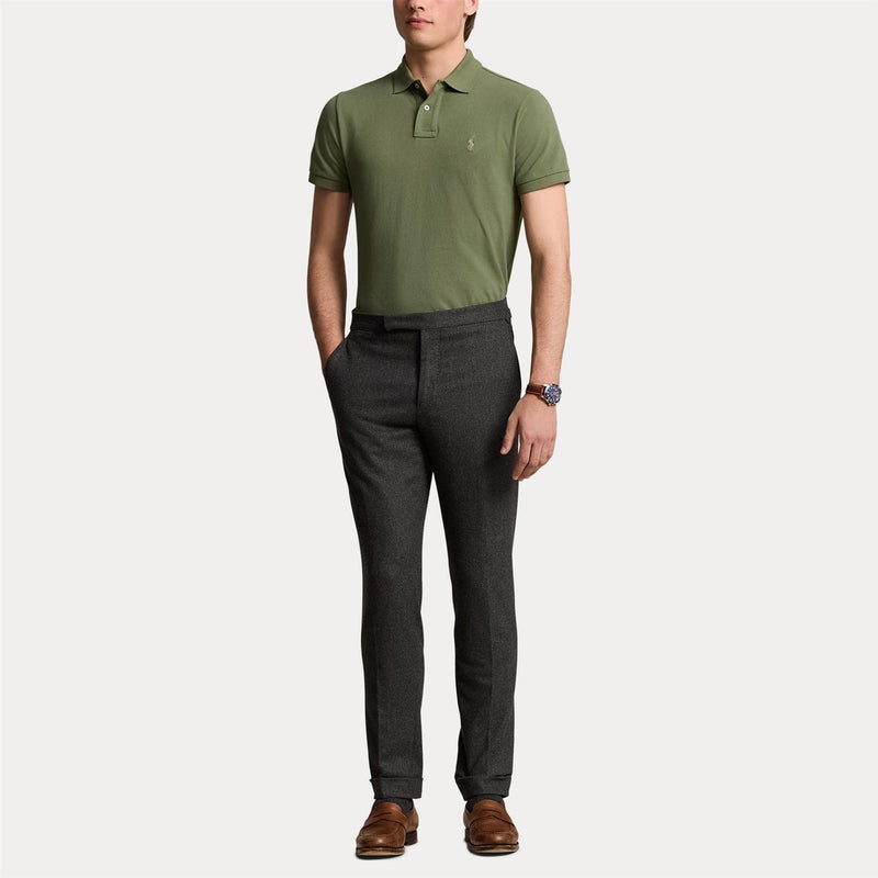 Pique - Custom Slim Fit Mesh Polo Shirt Garden Trail