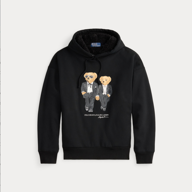 Hettegenser - The Ralph & Ricky Tuxedo bear Hoodie Black