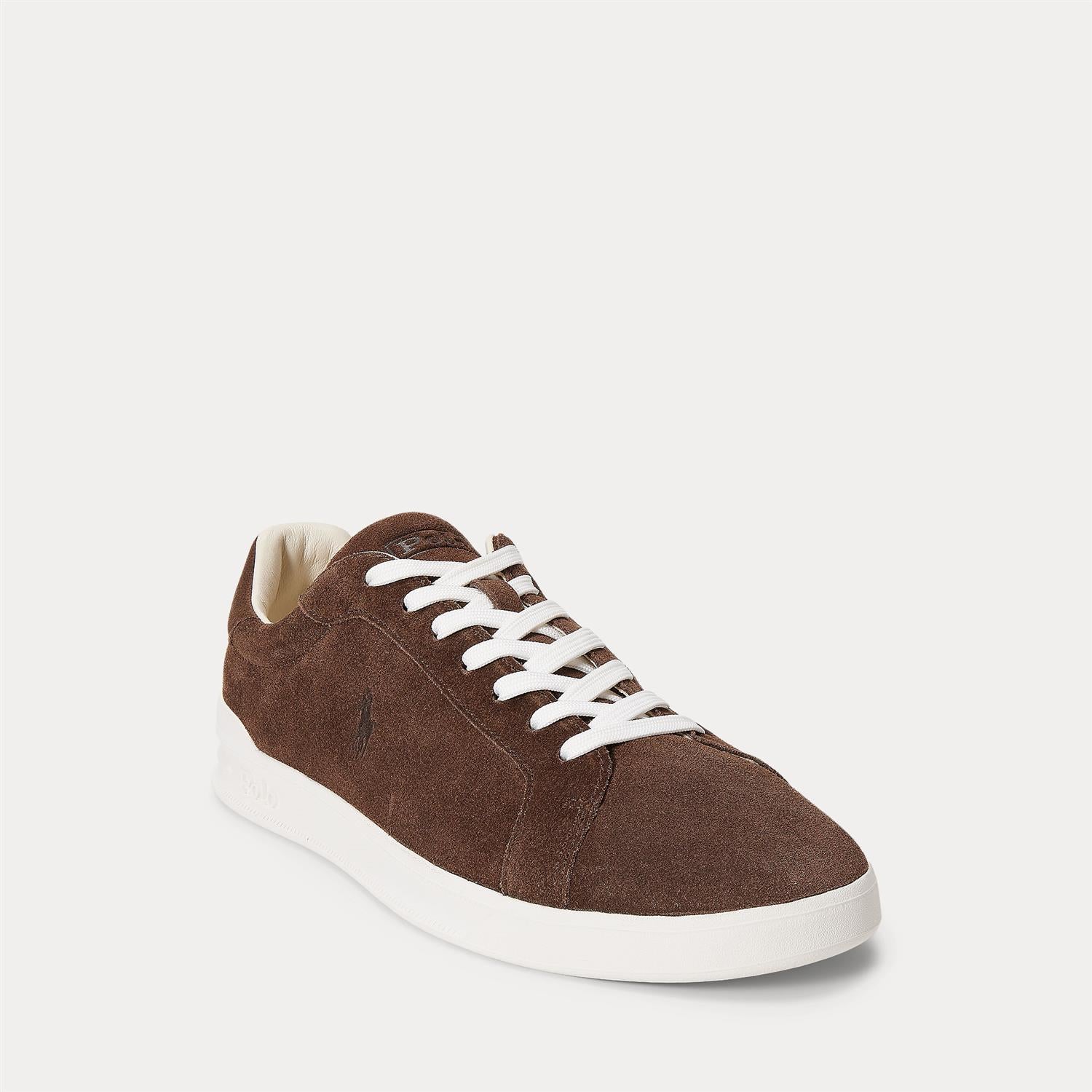 Sneakers - Heritage Court II Suede Sneakers Chocolate Brown