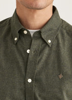 Skjorte - Watts Flannel Shirt Olive