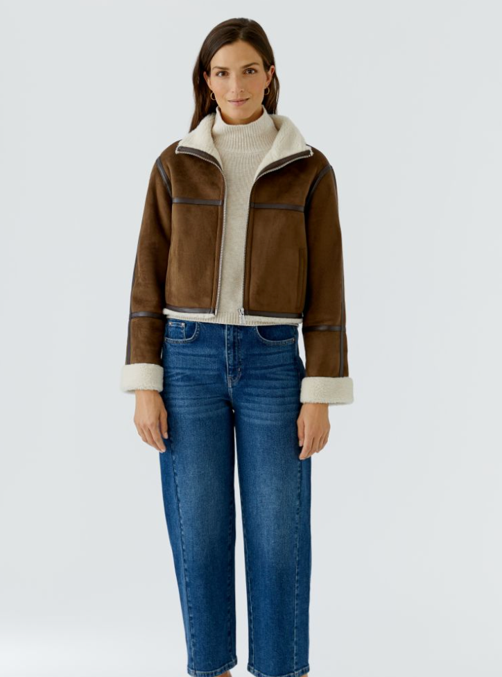 Jakke - Sherling Jacket Brown