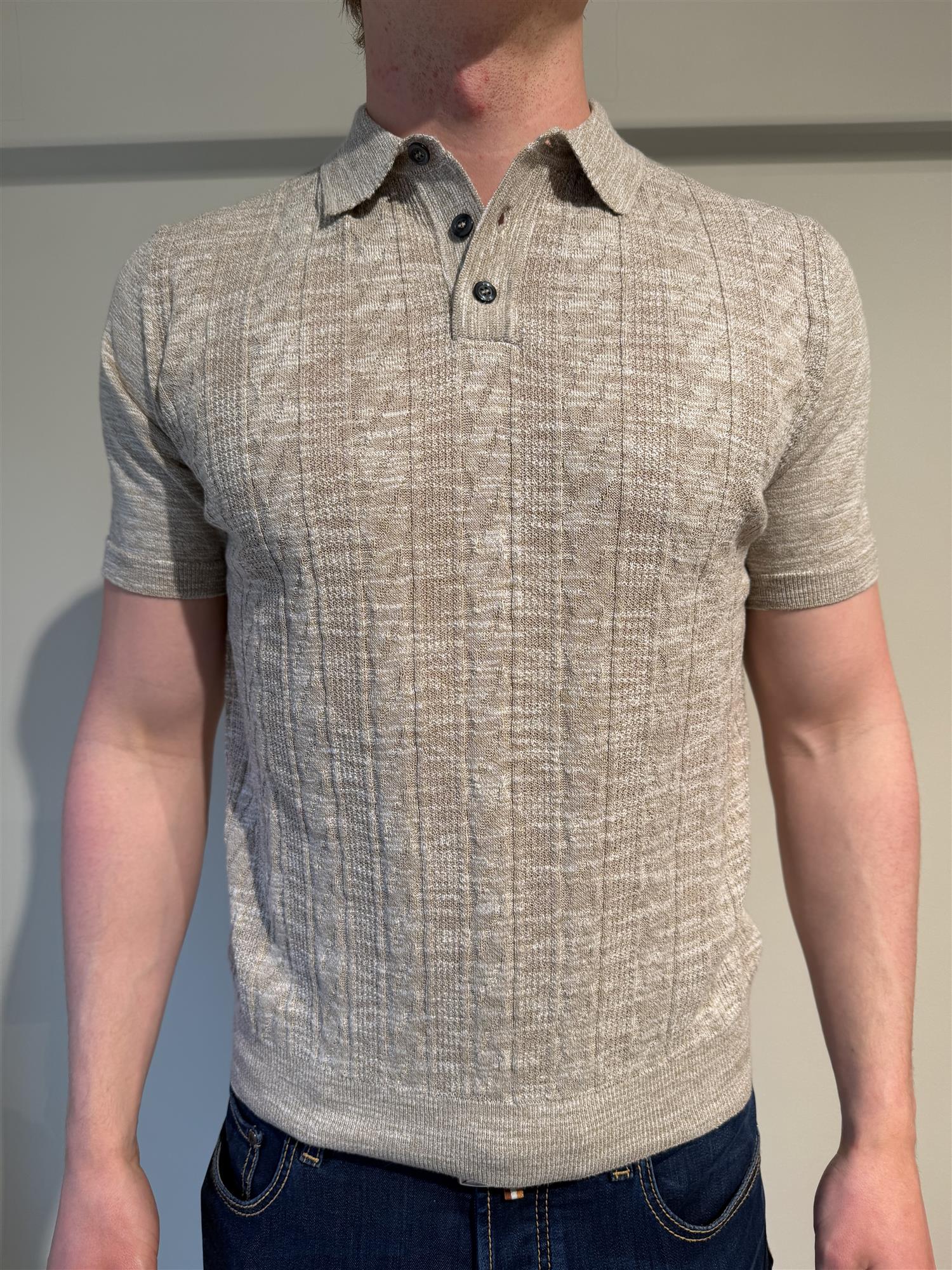 Pique - Retro Polo Beige