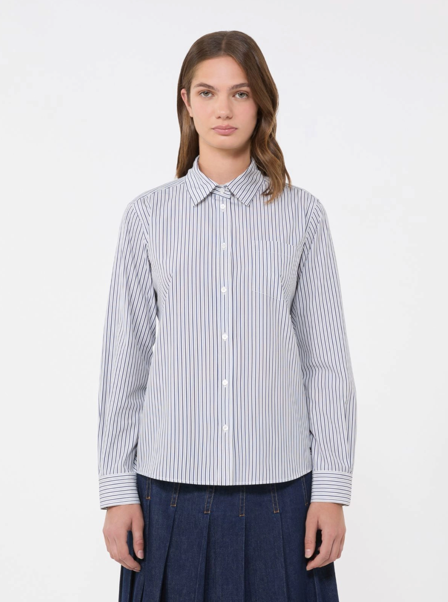 Skjorte - Bahamas Classic Cotton Shirt Navy