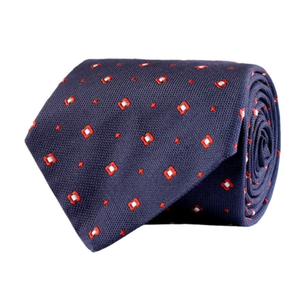 Slips - Classic Tie Rust Flower