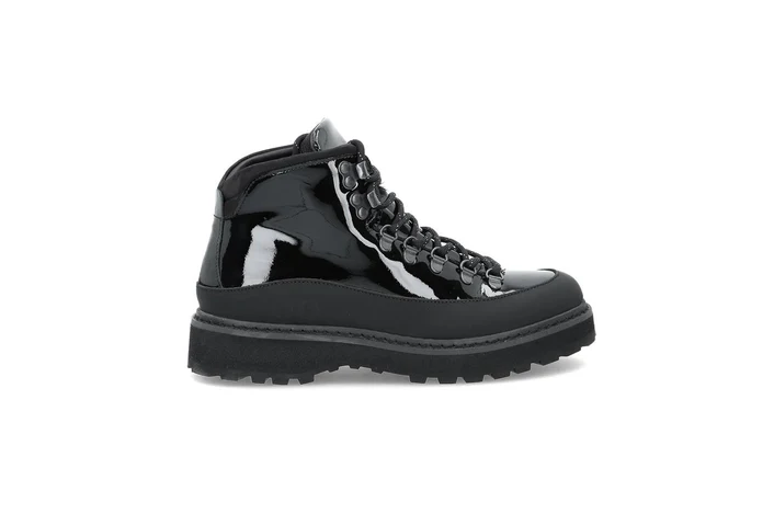 Boots - Hiking Core Cap Patent Black Women