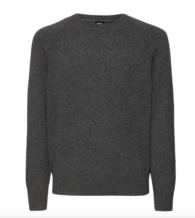 Genser - Emalvo Crew-Neck Sweater Pure Cashmere Medium Grey