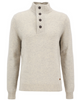 Genser - Essent Patch Half Zip Knitted Jumper Light Sandstone