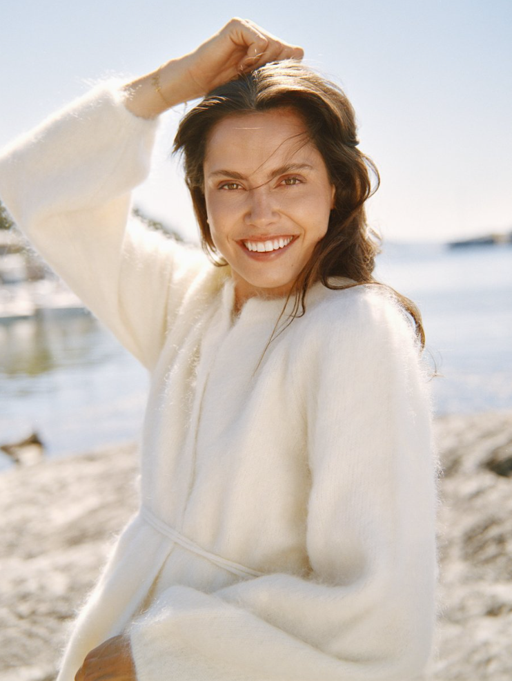 Cardigan - Fredrikke Chunky Cardigan Bright white