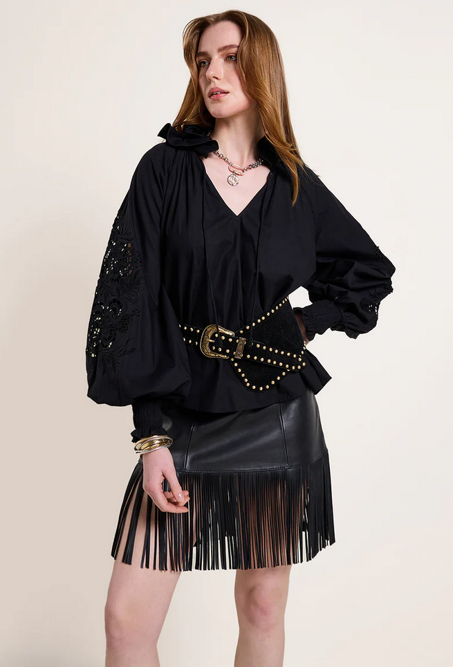 Skjørt - Saskia Skirt Onyx Black