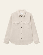 Jakke - Lennon Bouclè Overshirt Ivory