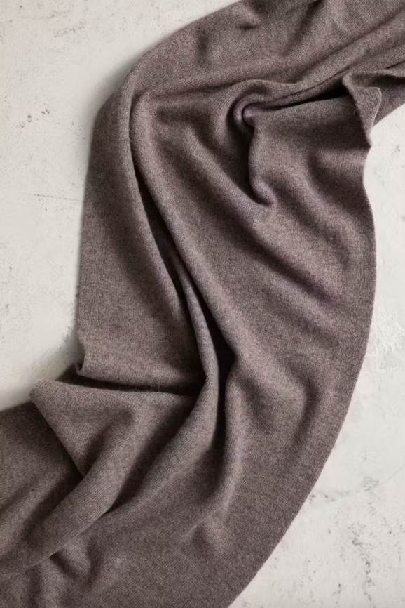 Skjerf - Babette Scarf Dark Taupe