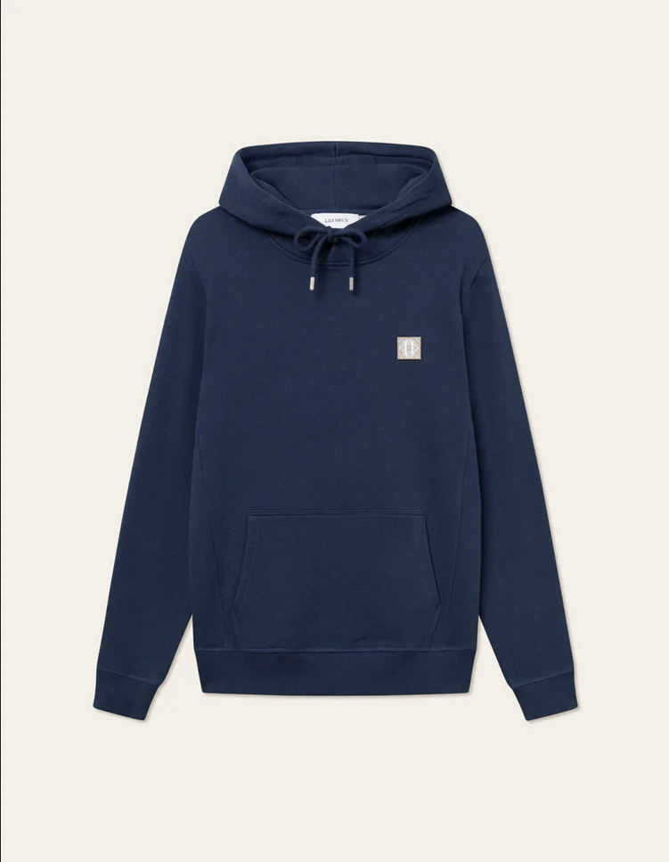 Genser - Piece 2.0 Hoodie Blueprint Melange/Light Sand