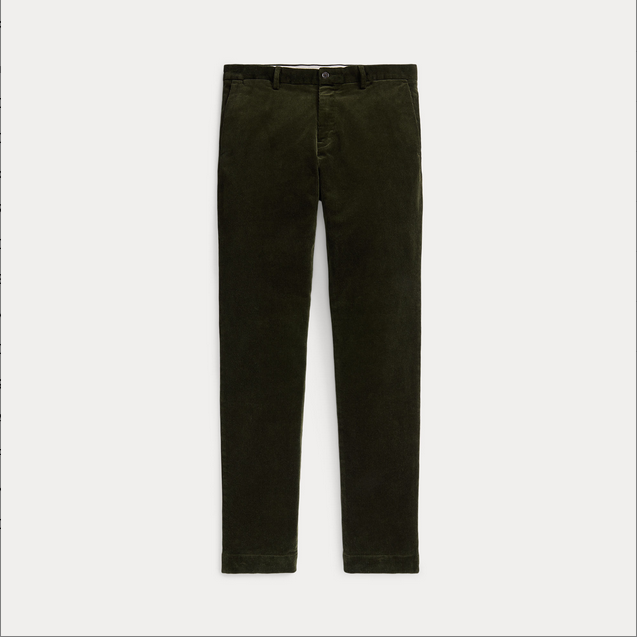 Bukse - Stretch Slim Fit Corduroy Pant Olive