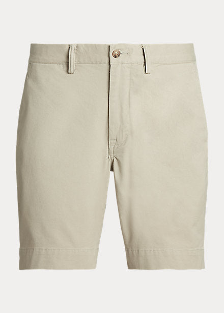 Shorts - Stretch Straight Fit Chino Short Khaki Tan