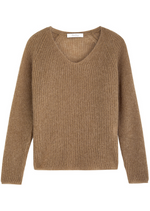 Genser - Fresis Ribbed-Knit Jumper Tobacco