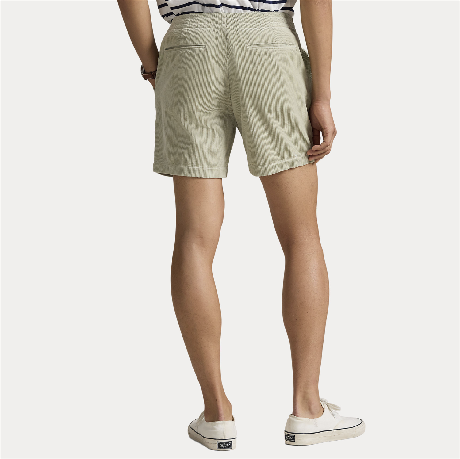 Shorts - Polo Prepster Corduroy Shorts Khaki Stone