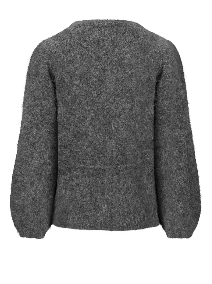 Cardigan - Fredrikke Chunky Cardigan Charcoal