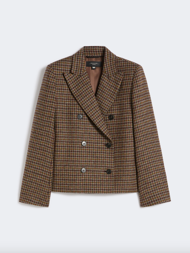 Blazer - Gerusia Wool Blazer Wine Colored