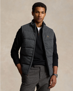 Vest - Herringbone Double Knit Vest Grey