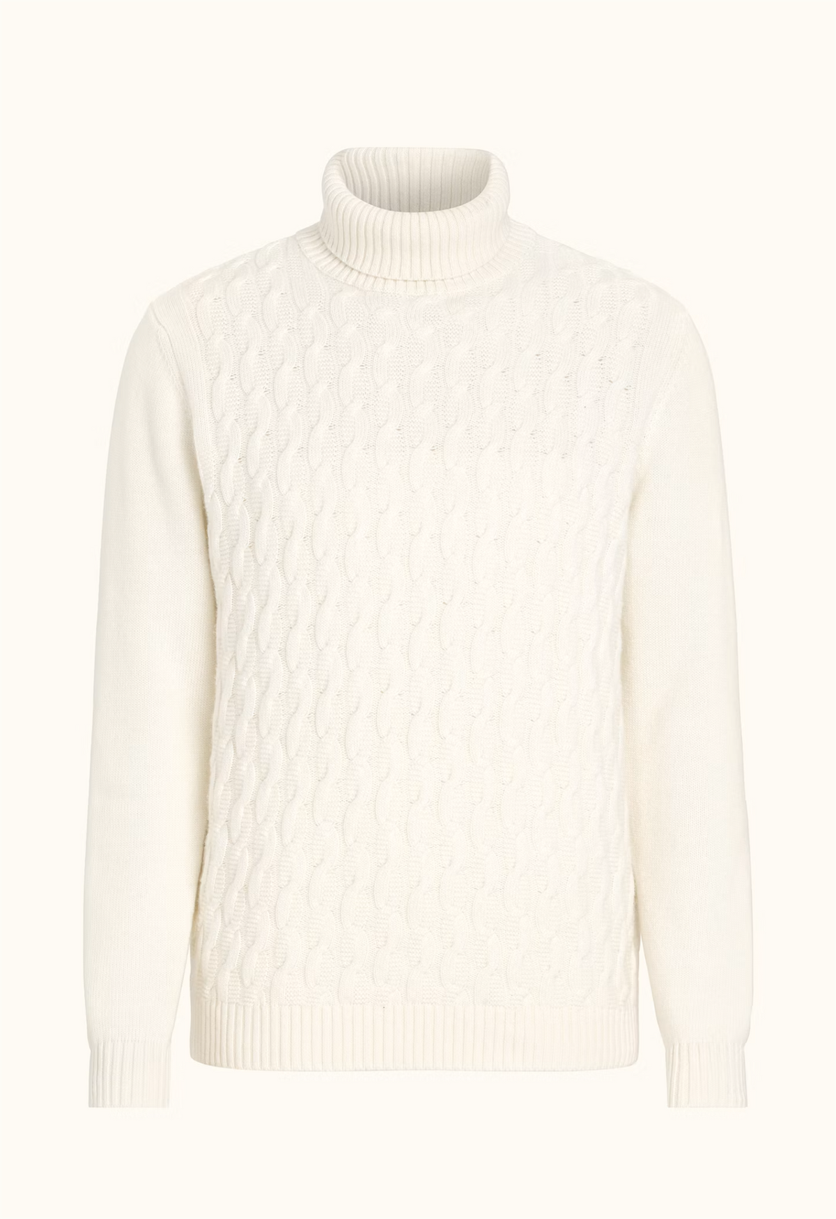 Genser - Regular Fit Pologenser White Shell