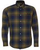 Skjorte - Fortrose Tailored Tartan Shirt Classic Olive