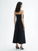 Kjole - Sculpted Tube Dress Black