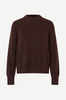 Genser - Anour O-Neck 7355 Black Coffee