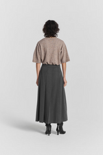 Genser - Ellie Short Sleeve Knit Hazelnut