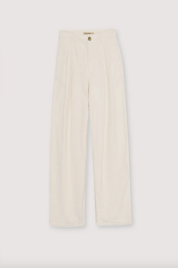 Kordbukse - Nicol Woman Pant Moonlight White