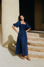 Kjole - Belisario Midi Dress Midnight Blue