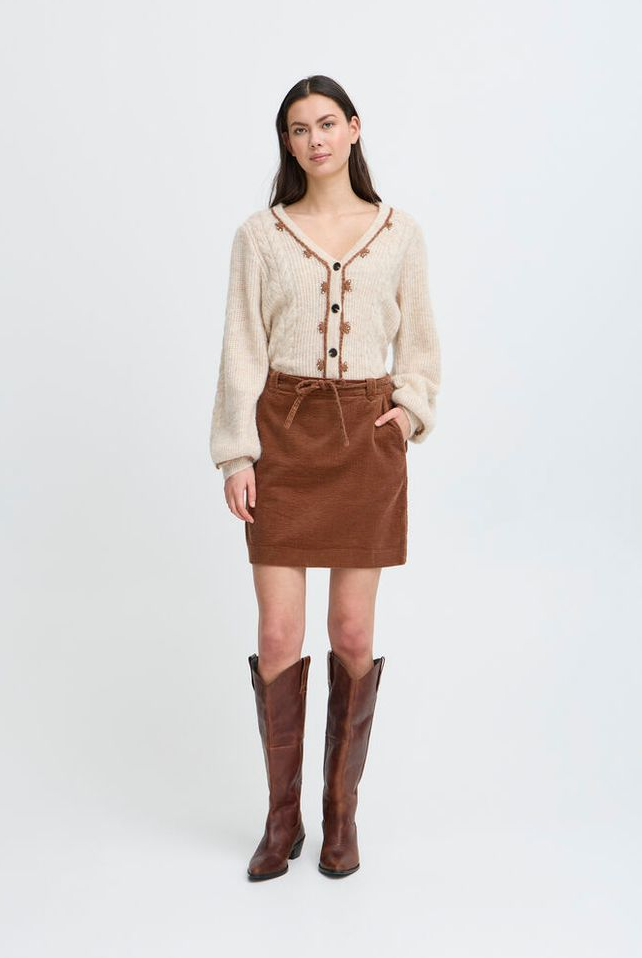 Skjørt - Irtwin Skirt Cacao Nibs Brown