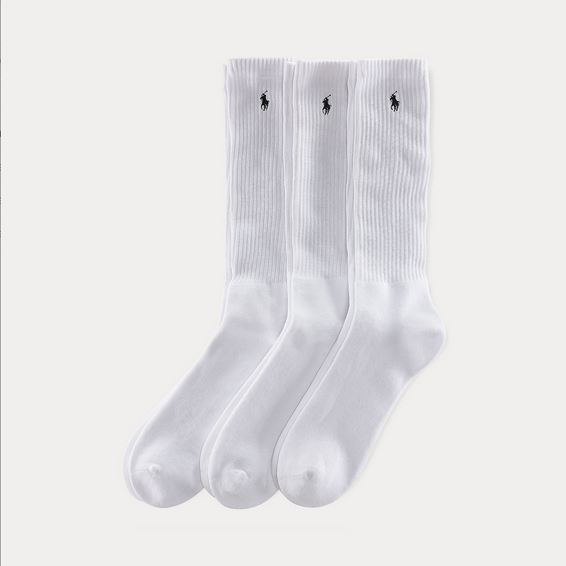 Sokker - Crew Sock 3 Pack White