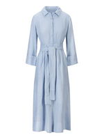Kjole - Marja Linen Dress Kentucky Blue