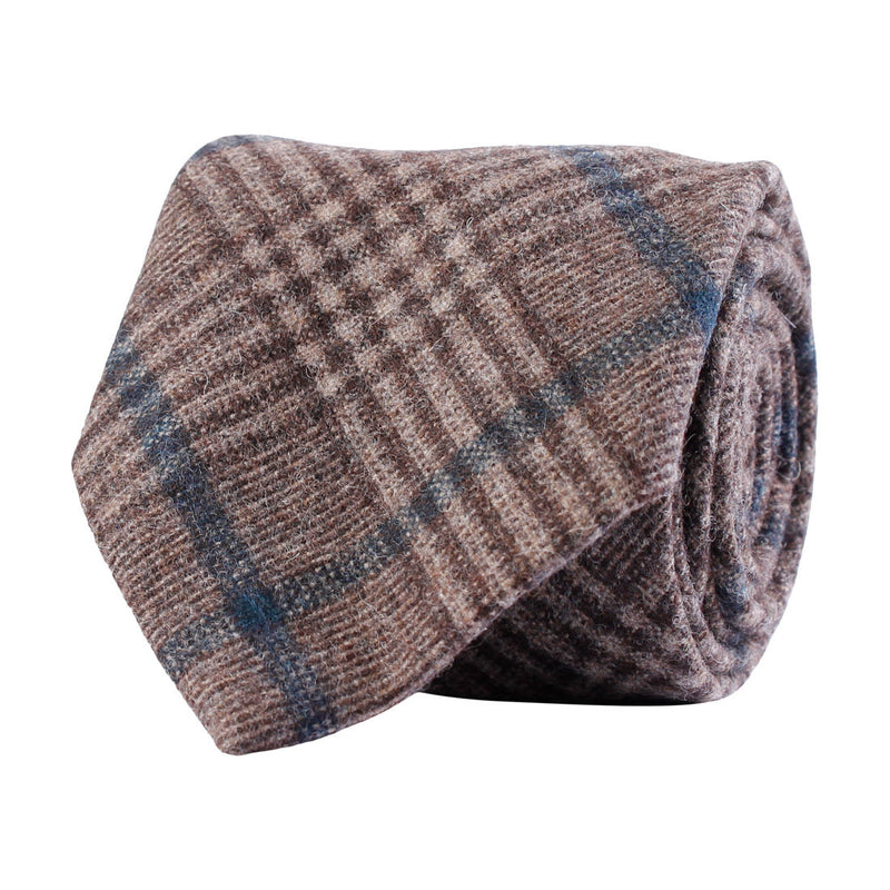 Slips - Classic Tie Check Brown