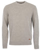 Genser - Essential Patch Crew Neck Sweater Stone