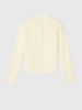 Cardigan - Pointelle Classic Cardigan Cream