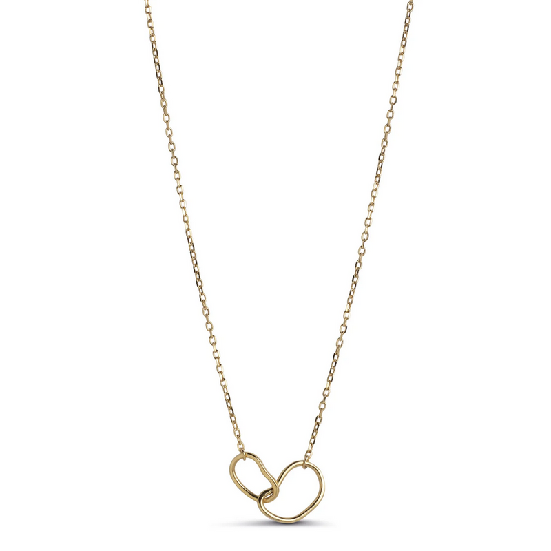 Halskjede - Organic Double Circle Necklace