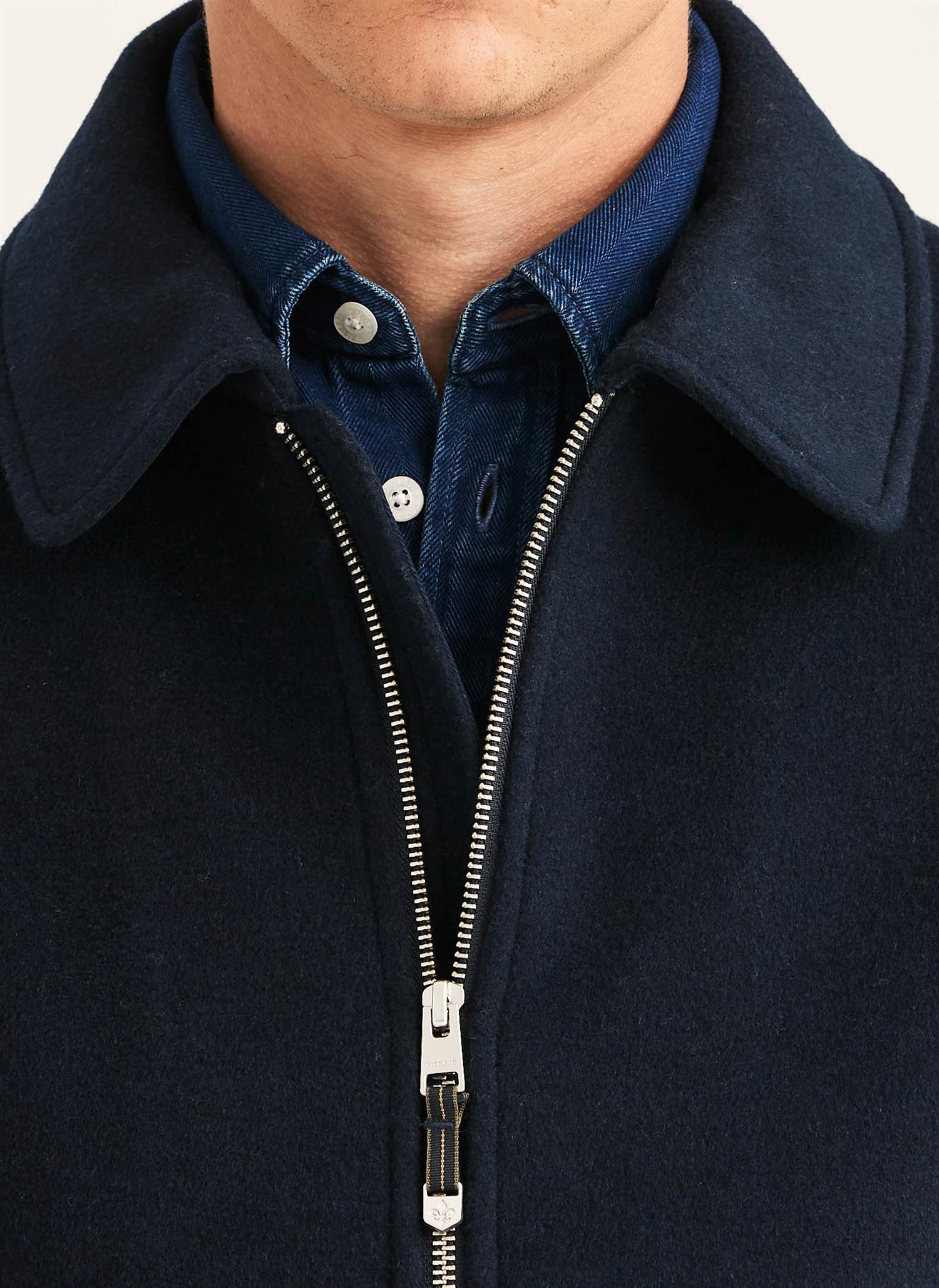 Jakke - Wallace Wool Jacket Blue