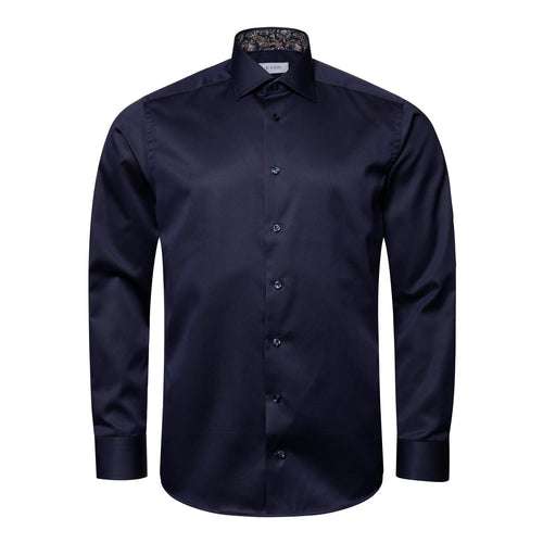 Skjorte - Signature Twill Shirt Dark Blue Slim Fit