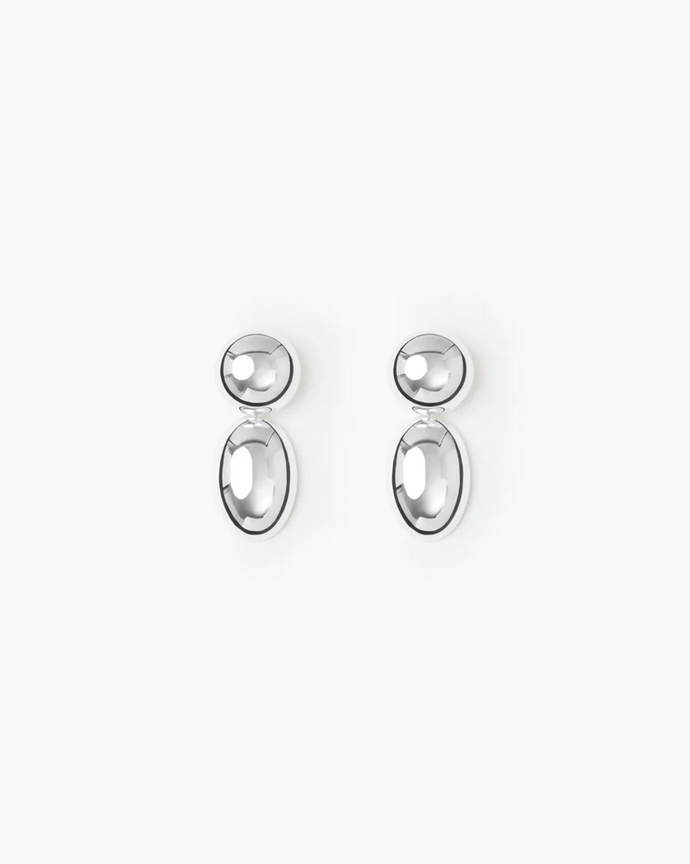 Øredobber - The Klara Earrings Silver