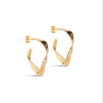 Øredobber - Scarlet Small Hoops Gold