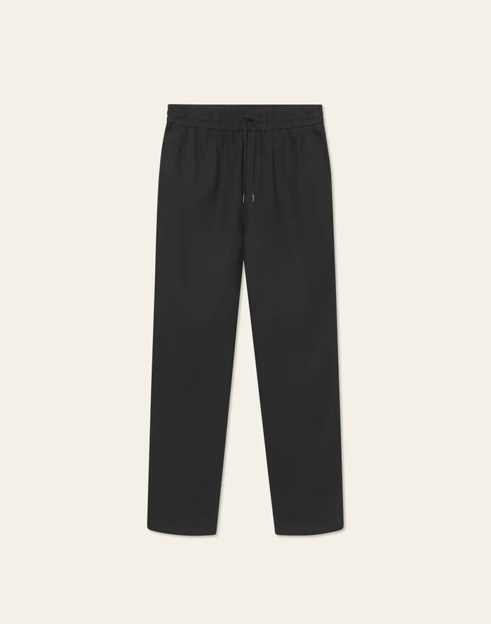 Linbukse - Patrick Linen Pants Black