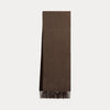 Skjerf - Fringe-Trim Wool Scarf Nutmeg Brown Heather