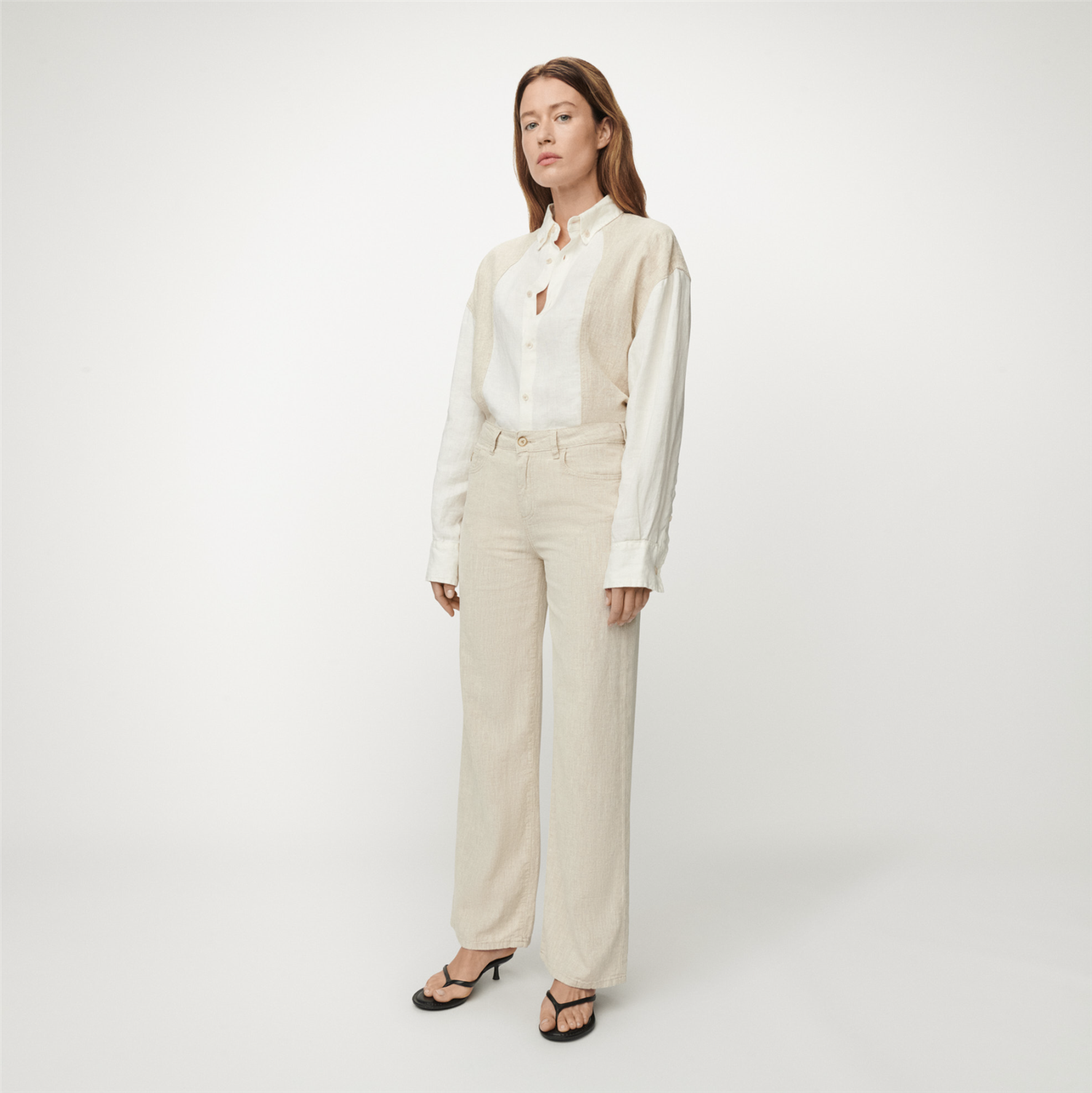 Linbukse - Culotte Lino Natural Rinse