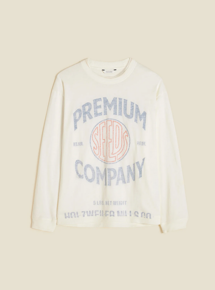 Genser - Interlude Heritage Long Sleeve Ecru