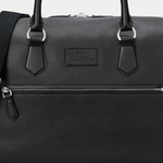 Bag - Pebbled Leather Duffel Black