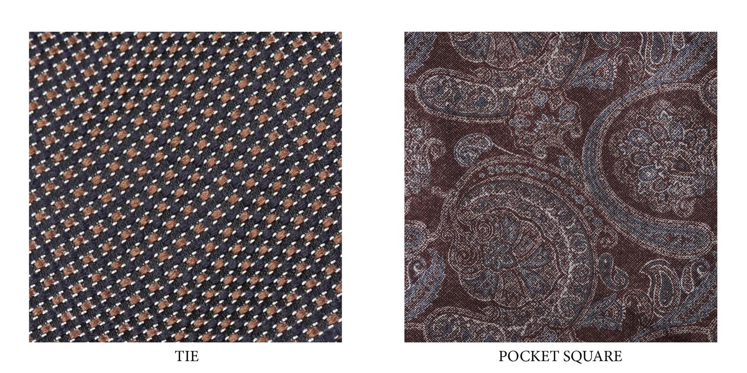 Slips&Tørkle - Tie & Pocket SquareBox Set Brown