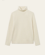 Genser - Eddie Wool Rib Rollneck Knit Ivory