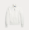 Genser - Mesh-Knit Cotton Quarter Zip Sweater Deckwash white